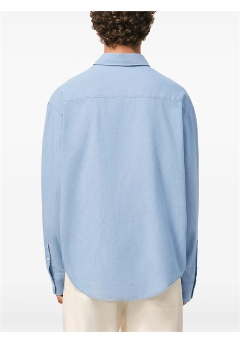boxy adc shirt man light blue AMI PARIS | HSH822.CO0221484